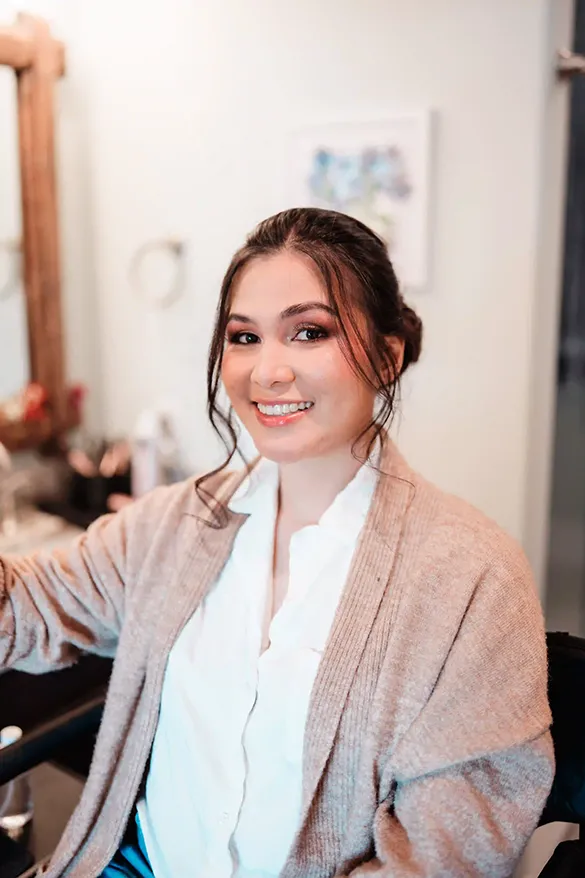 Wilmington bridal soft glam makeup